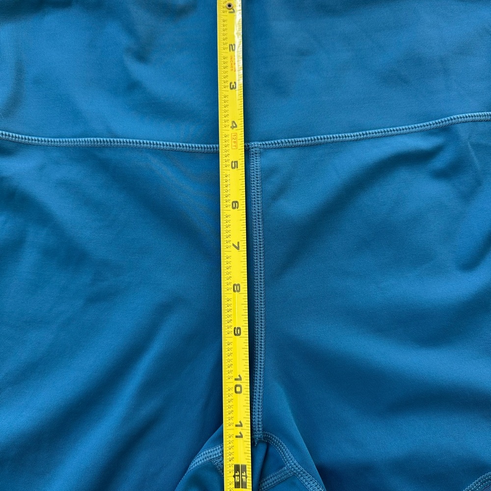 Zyia Active Corsair Blue Brilliant Mesh Crop Leggings 16-18 - Picture 10 of 11